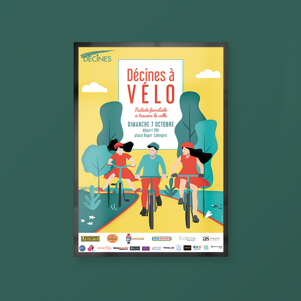 Création d'affiche publicitaire pour événement - Agence de communication et agence publicitaire - Lyon AVICOM'