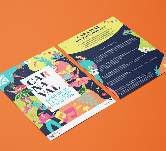 Affiche publicitaire et flyer design - Agence pub et créations design sur Lyon - AVICOM'