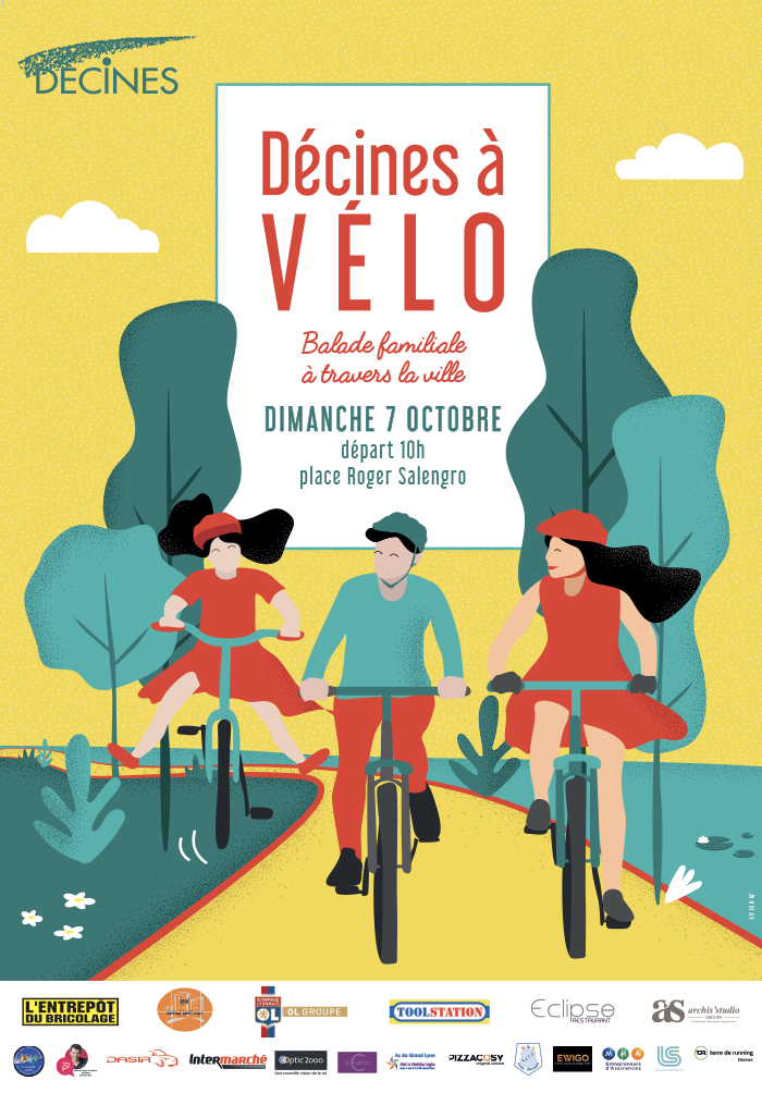 Affiche publicitaires design pour événement sur Lyon - AVICOM'