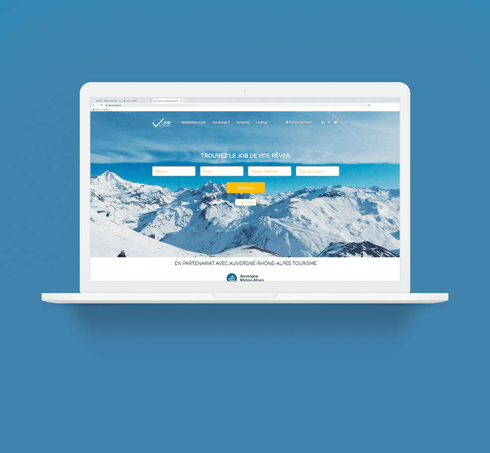 Développement digitale d'une plateforme de recrutement - Agence digitale lyonnaise