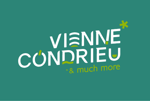 logo vienne condrieu sur fond vert foncé