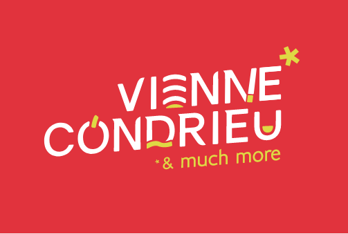 logo vienne condrieu sur fond rouge