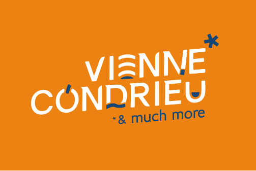logo vienne condrieu sur fond orange