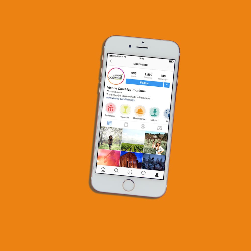 Mockup compte Instagram