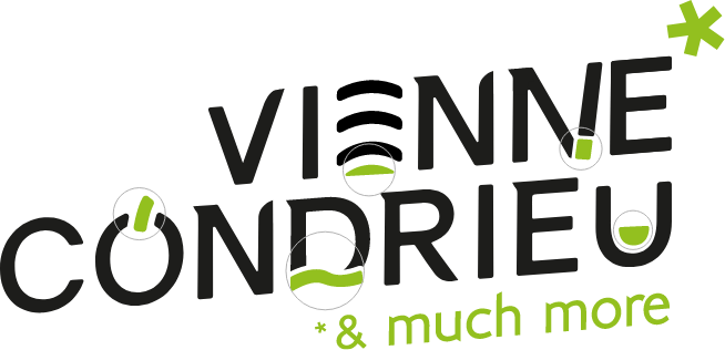 logo vienne condrieu avec pictogrammes