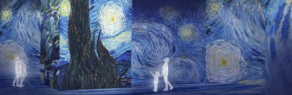 Création d'un Key Visual pour Imagine Van Gogh par l'agence créa avicom'