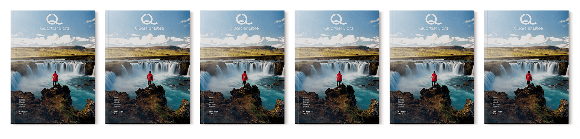 Couverture du catalogue, réalisation graphique agence de communication avicom'